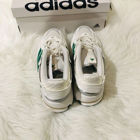 Adidas Sportwear Men's Spiritain 2000‎ Shoes Core White Grey Green Size M9W10 - Picture 8 of 10